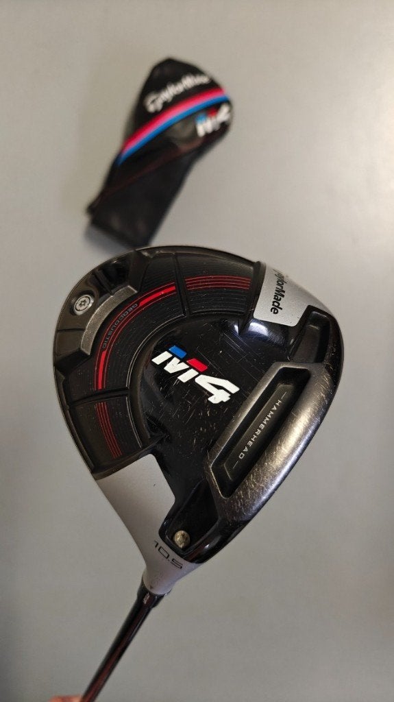 TaylorMade M4 driver 10.5 graden rechts incl. headcover, Overige merken, Gebruikt, TaylorMade, Onbekend