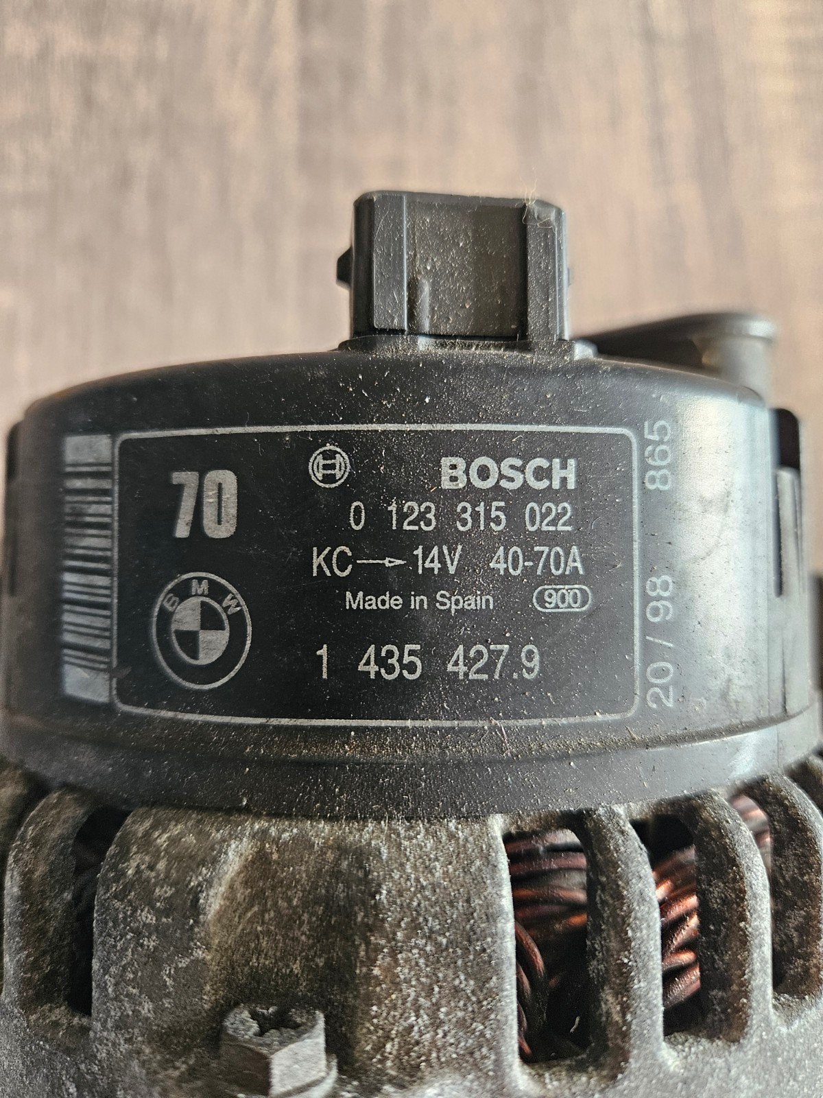 Bosch Dynamo BMW 1 435 427.9 - Gebruikt, Auto-onderdelen, Ophalen of Verzenden, Gebruikt, BMW