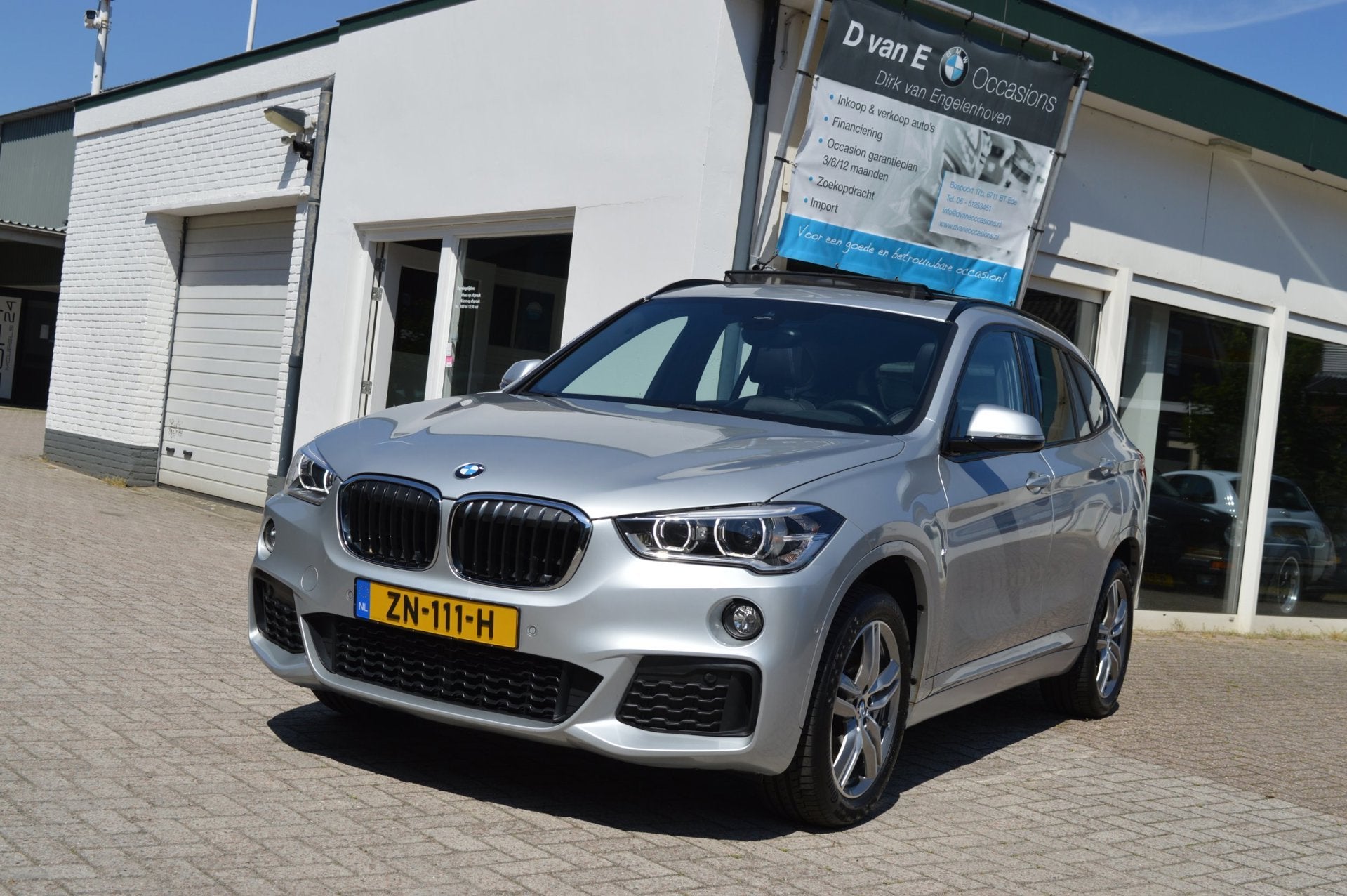 BMW X1 SDrive d High Executive Pano/Headup/Trekhaak/7jr 1 Ei, 4 cilinders, 150 pk, Automatische klimaatregeling, Leder
