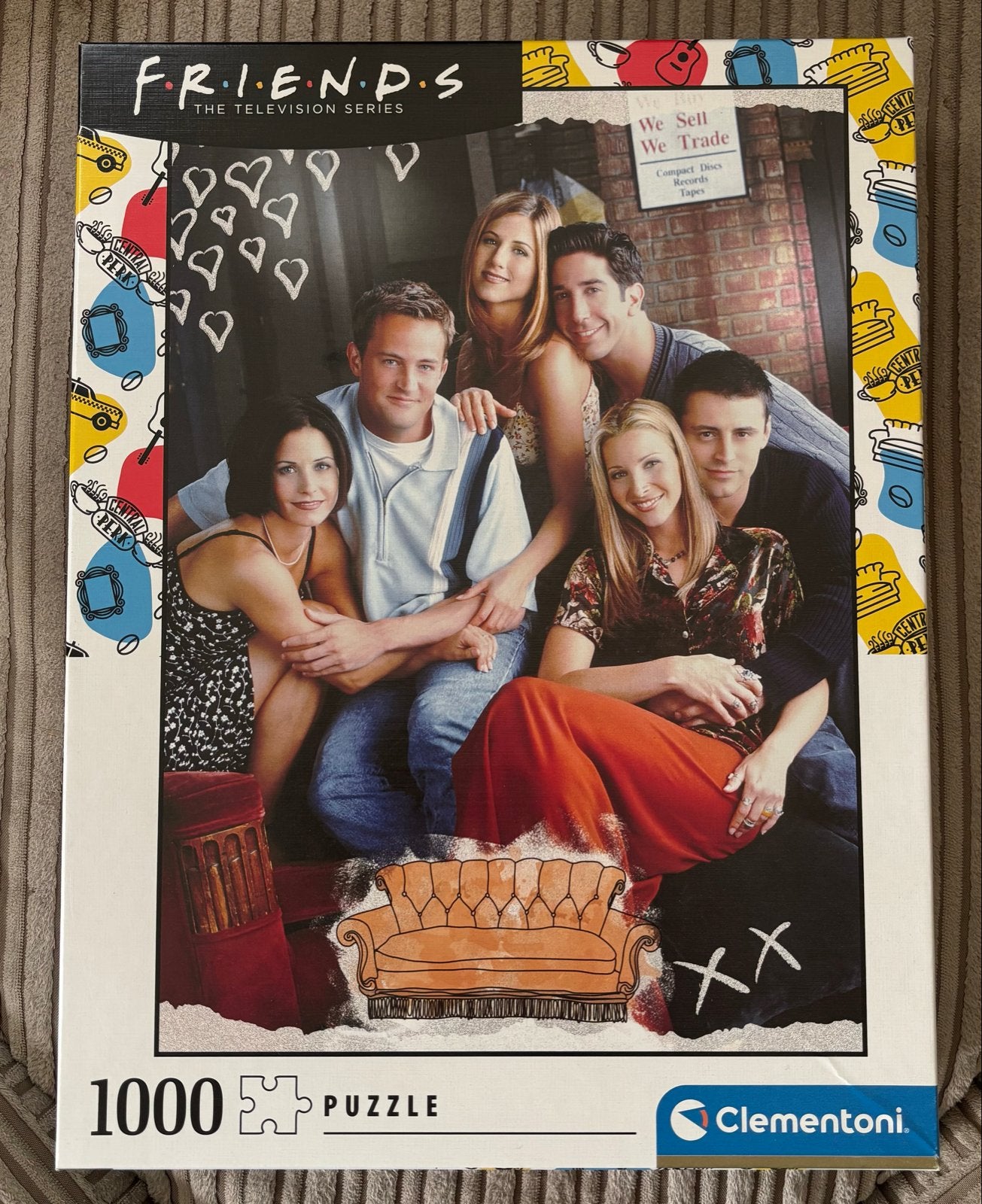 Friends 1000 stukjes legpuzzel Clementoni, Hobby en Vrije tijd, Denksport en Puzzels, Ophalen, 500 t/m 1500 stukjes, Nieuw, Legpuzzel