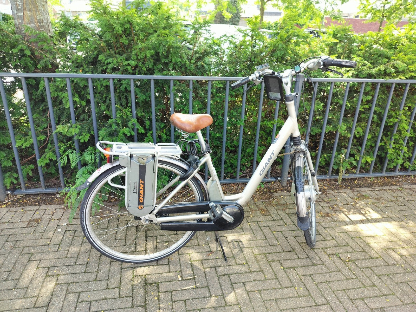 Giant elektrische fiets met goede accu en lage instap, Ophalen of Verzenden