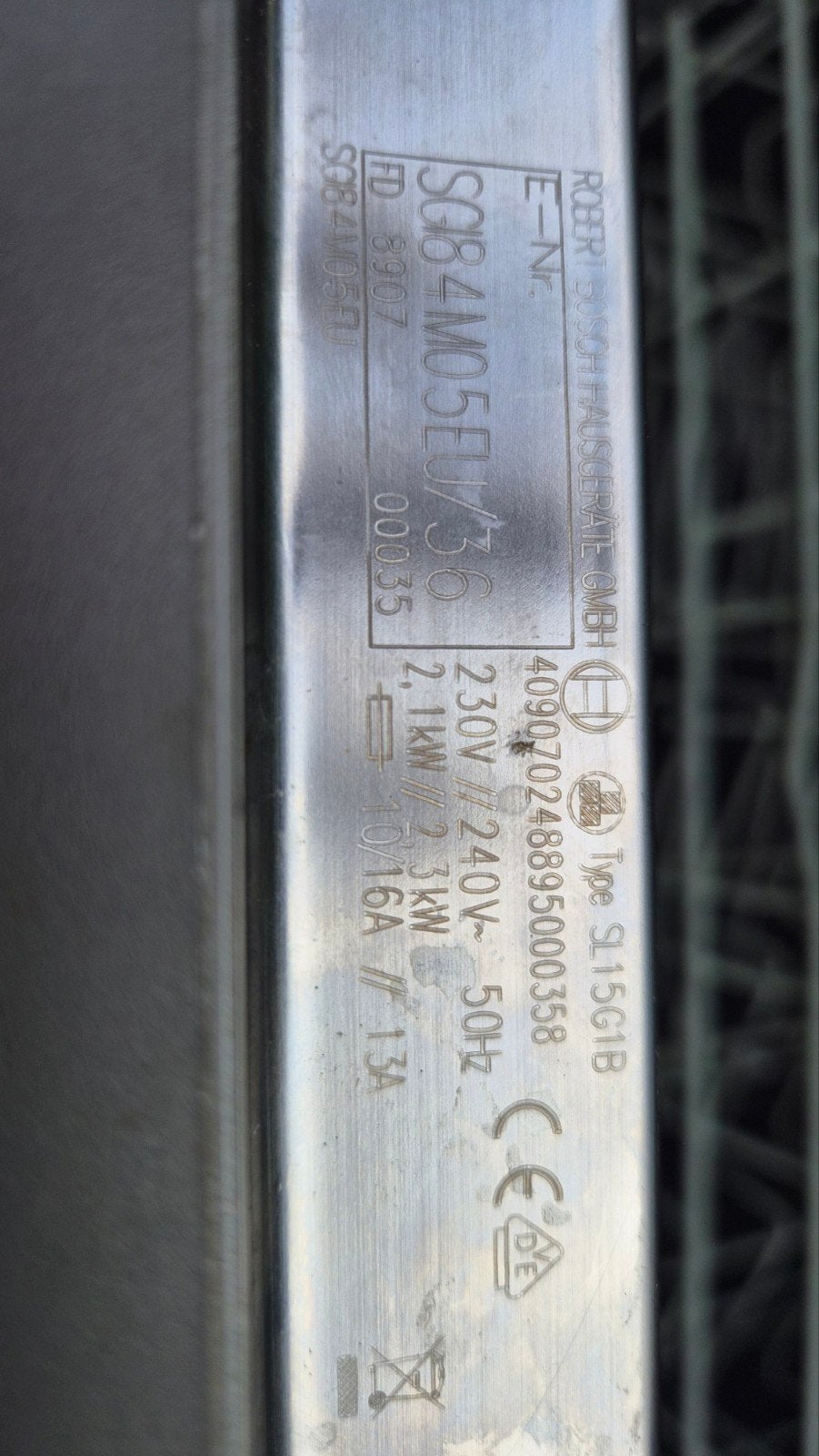 BOSCH eclusiv vaatwasmachine, Witgoed en Apparatuur, Ophalen, Inbouw, 45 tot 60 cm, Minder dan 85 cm