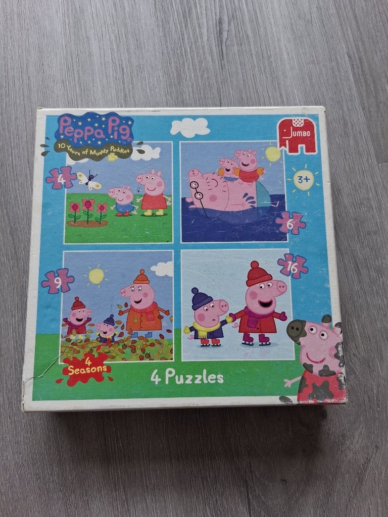 Peppa Puzzel, Ophalen of Verzenden, Minder dan 10 stukjes, Gebruikt, 2 tot 4 jaar