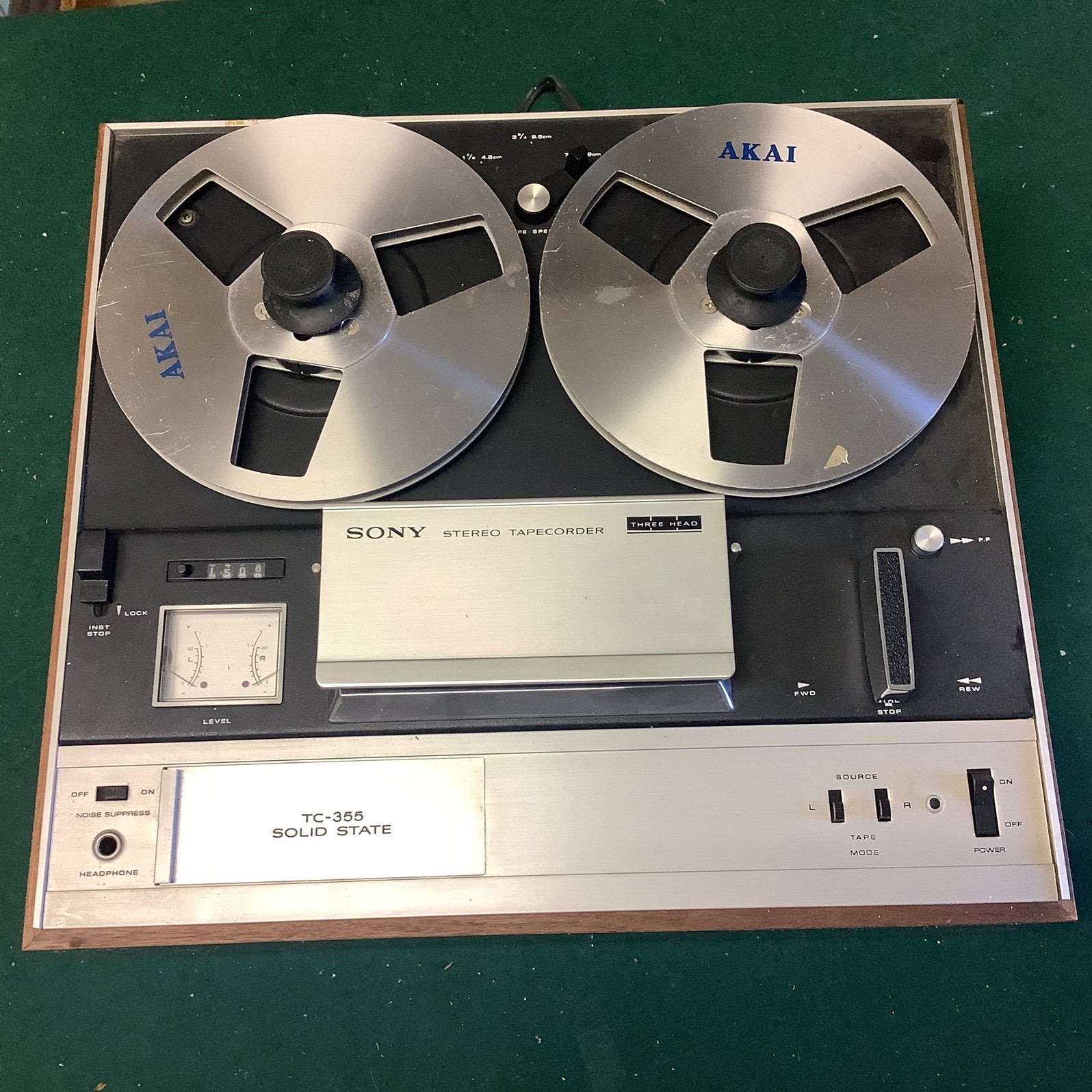 SONY BANDRECORDER - TC- 355, Ophalen of Verzenden, Bandrecorder, Met banden