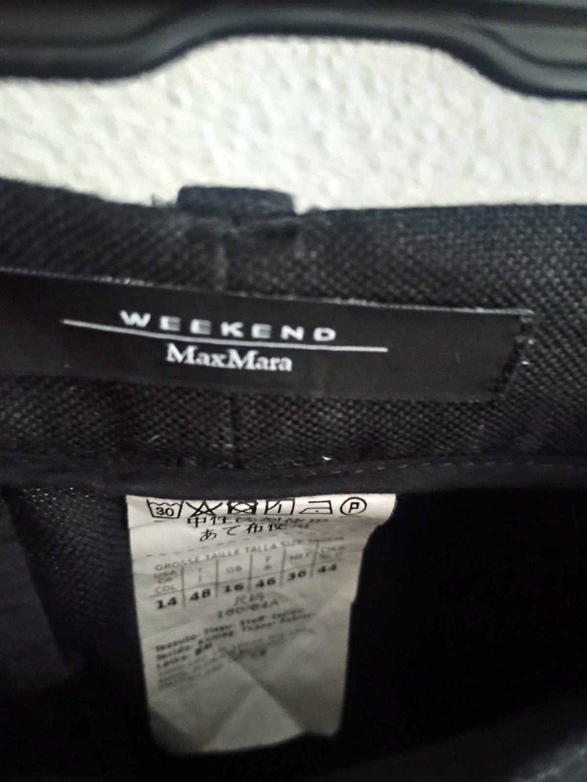 MaxMara linnen pantalon zwart IT46, MaxMara, Zwart, Maat 42/44 (L), Ophalen of Verzenden