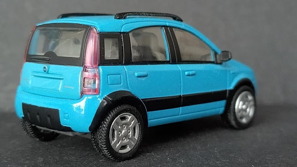 Fiat Panda 4x4 blue 1:43 Newray Pol, Overige merken, Auto, Verzenden, .