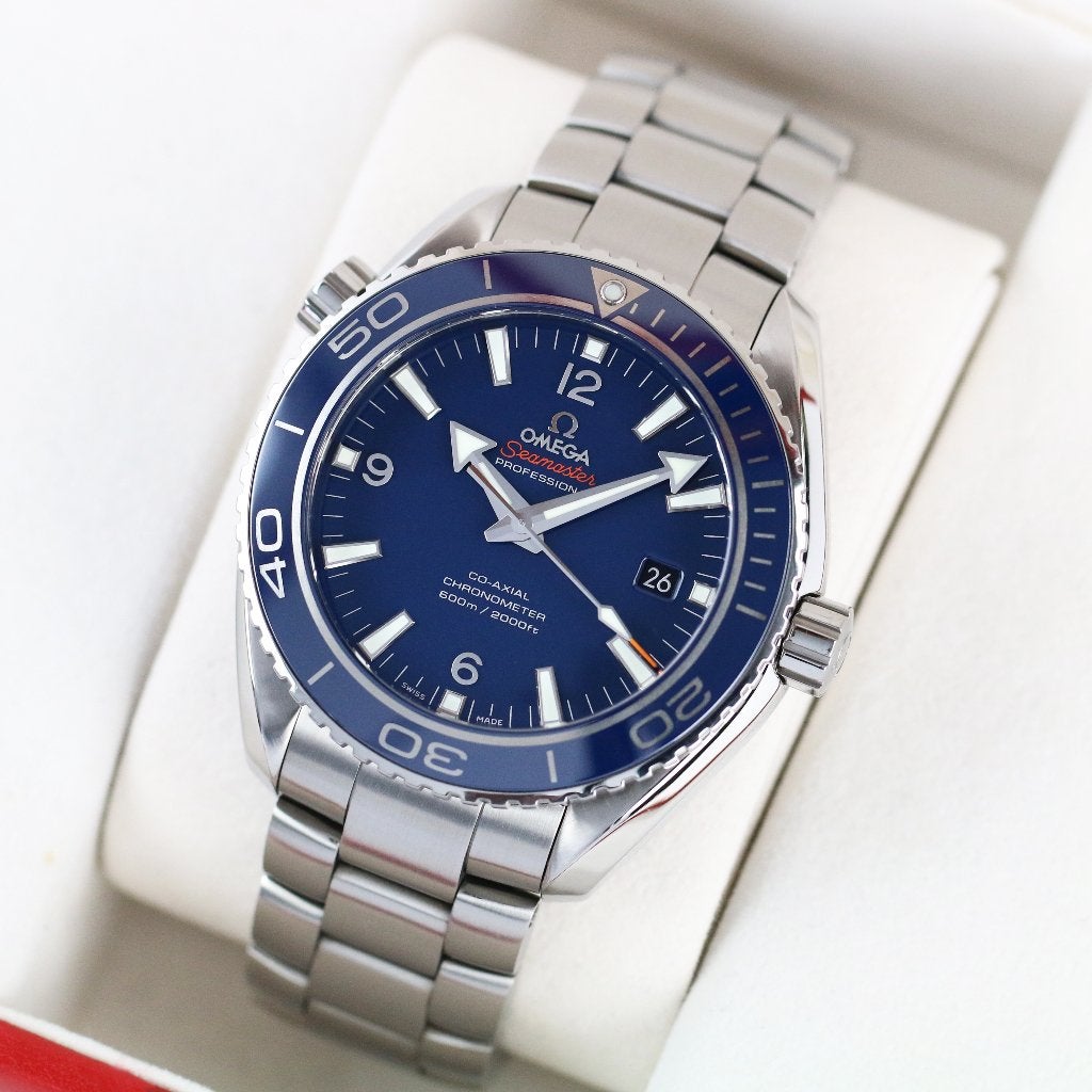 Omega Planet Ocean Titanium 45.5 (Zeer goed/ 2012), Sieraden, Tassen en Uiterlijk, Horloges | Heren, Overige materialen, Polshorloge
