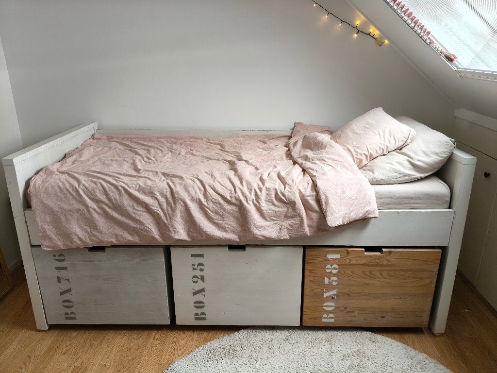 Bopita Bed, Kinderen en Baby's, Kinderkamer | Bedden, 85 tot 100 cm, Gebruikt, 180 cm of meer, Ophalen