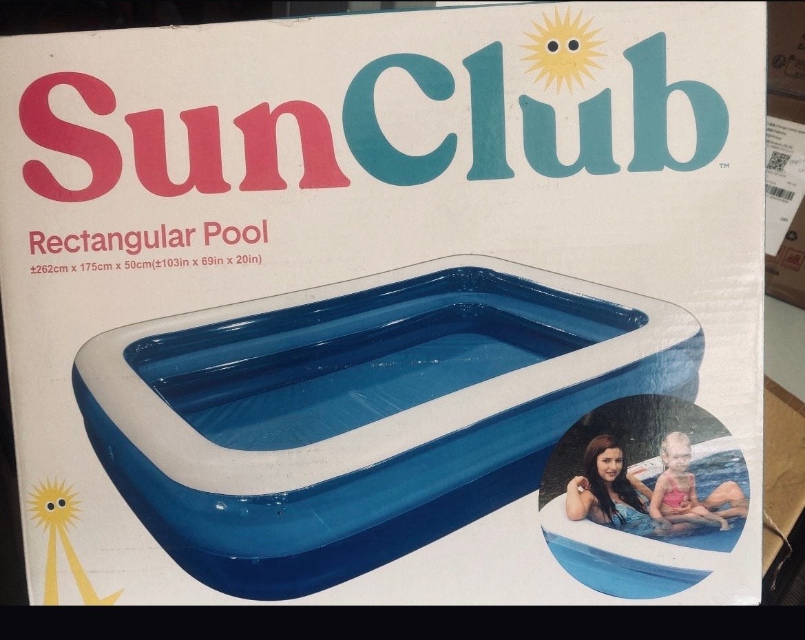 Nieuw SunClub Rechthoekig Zwembad - 262x175x50cm, Nieuw, Ophalen of Verzenden, Onbeksn, Onbekend