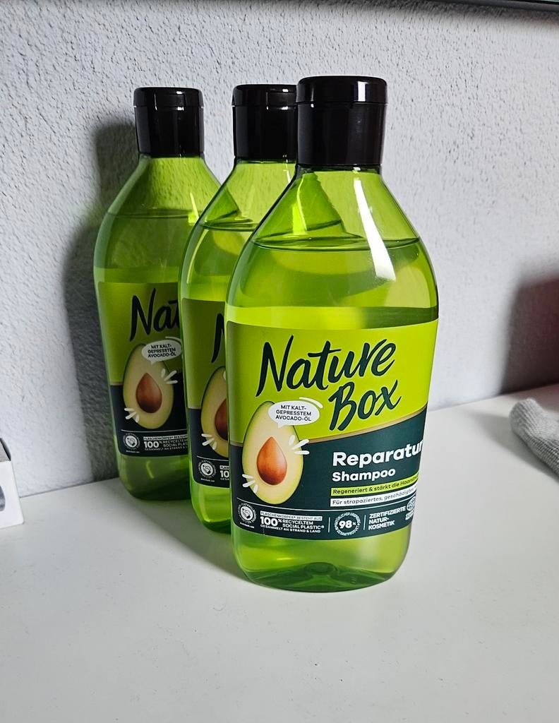 3x Nature Box Reparatur Shampoo met Avocado-Olie, Ophalen, Nieuw, Shampoo of Conditioner