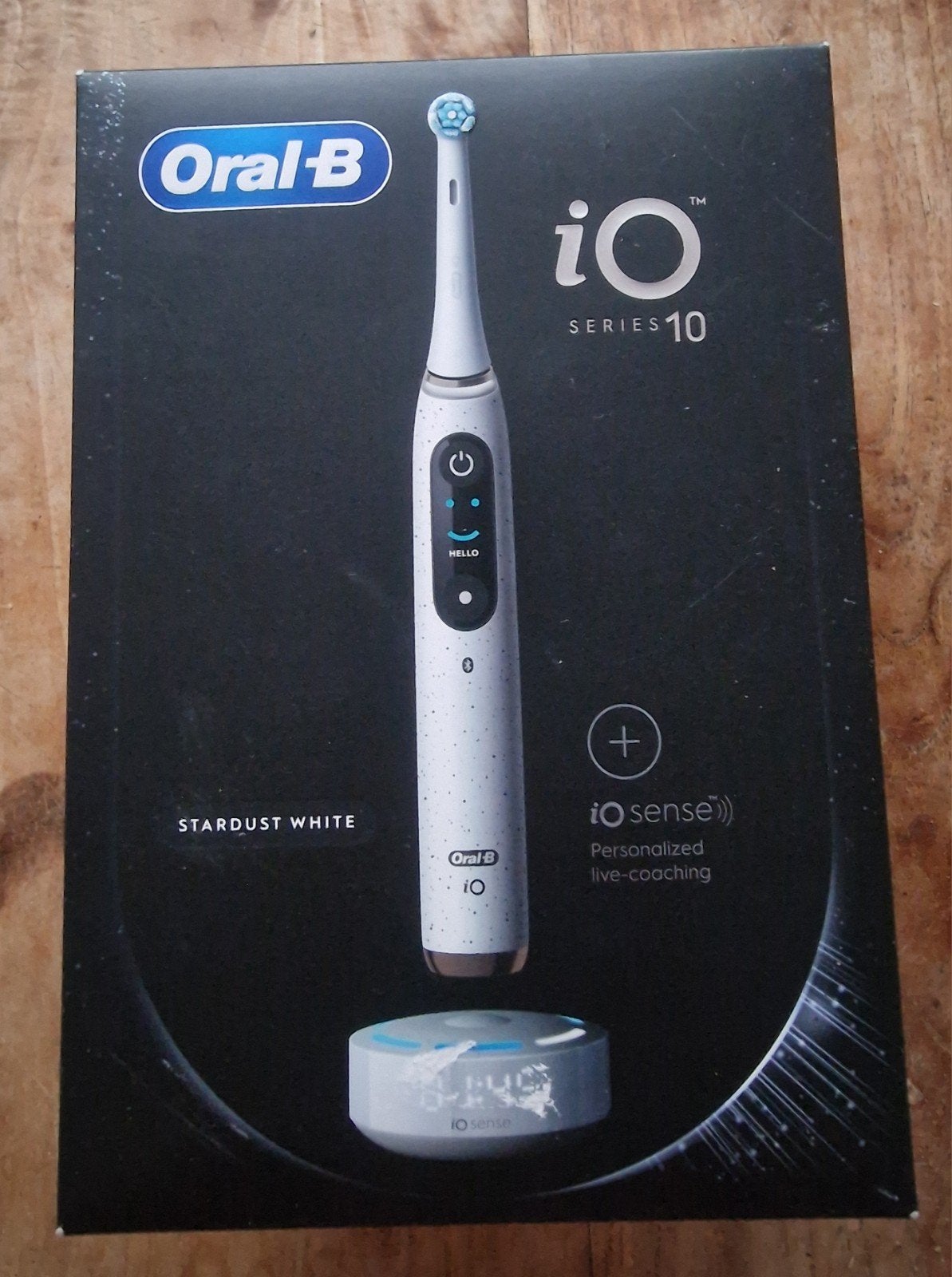 Oral-B iO Series 10 Elektrische Tandenborstel Stardust White, Ophalen of Verzenden, Zo goed als nieuw, Mondverzorging