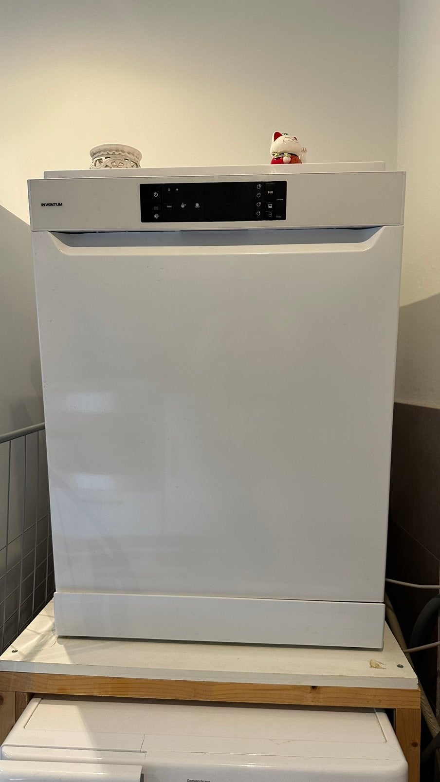 Vaatwasser Inventum NIEUWSTAAT! (60 cm) - White 150€, Ophalen, Zo goed als nieuw, Minder dan 85 cm
