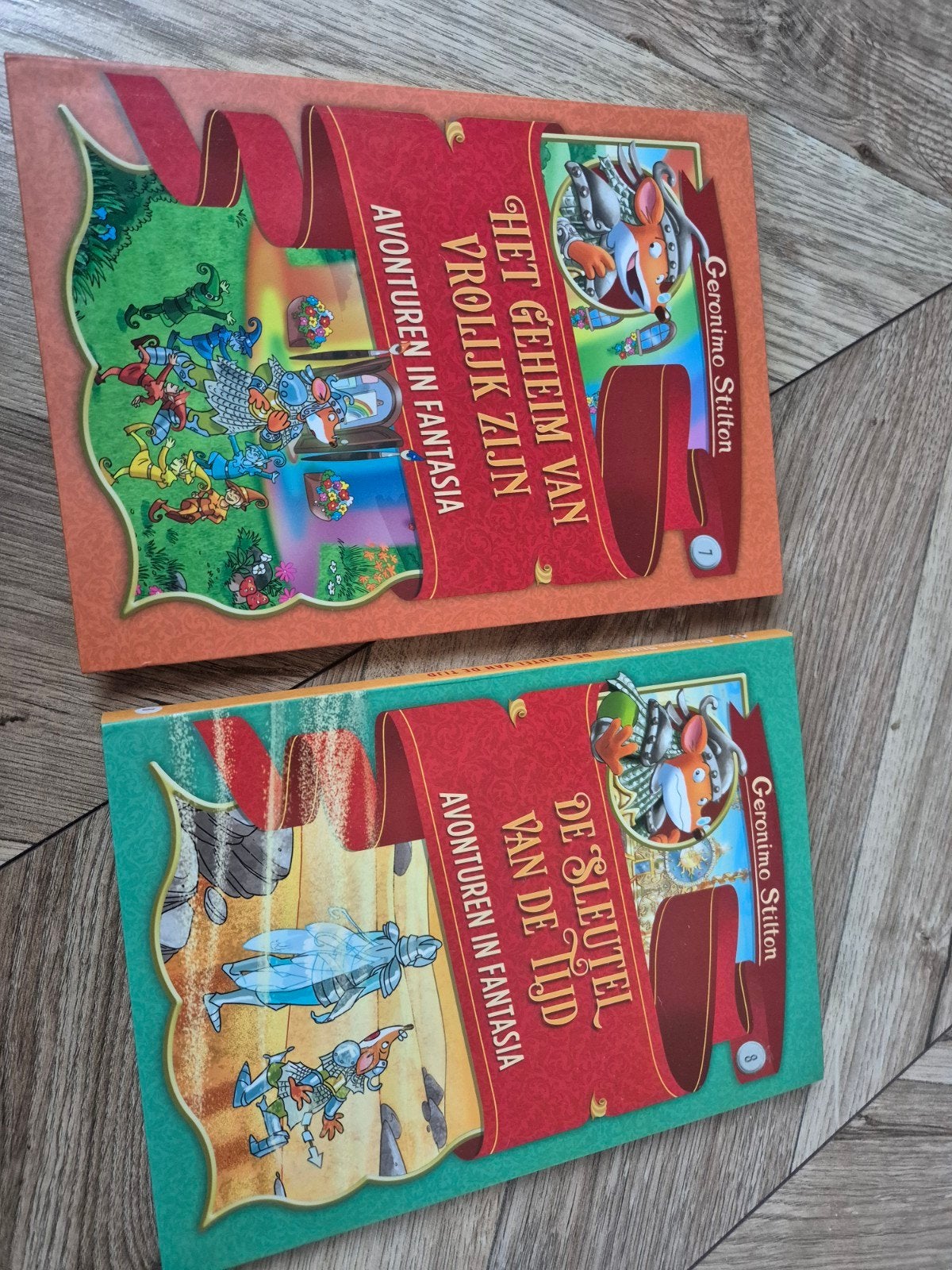Geronimo Stilton 2 boekjes, Ophalen of Verzenden, Zo goed als nieuw, Geronimo Stilton