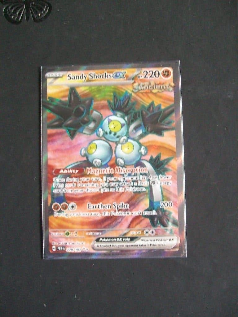 4351: Nieuwe Pokemonkaart Secret SANDY SHOCKS EX  (228/182), Verzenden, Nieuw, Losse kaart, Foil
