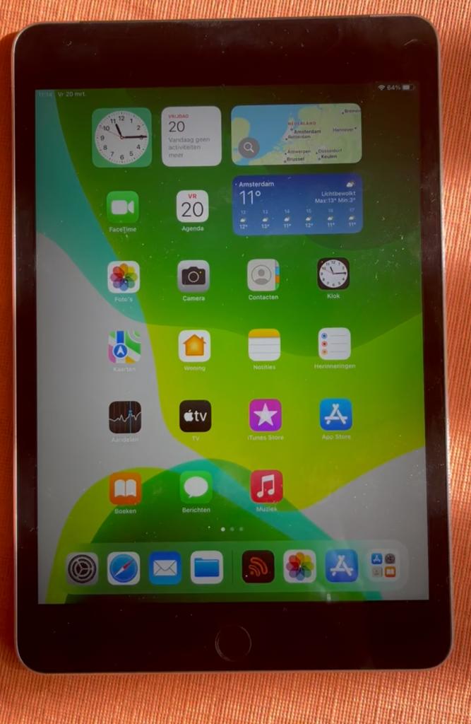 Apple iPad mini 4+cellulair., Computers en Software, Apple iPads, Zo goed als nieuw, Apple iPad Mini, Wi-Fi en Mobiel internet