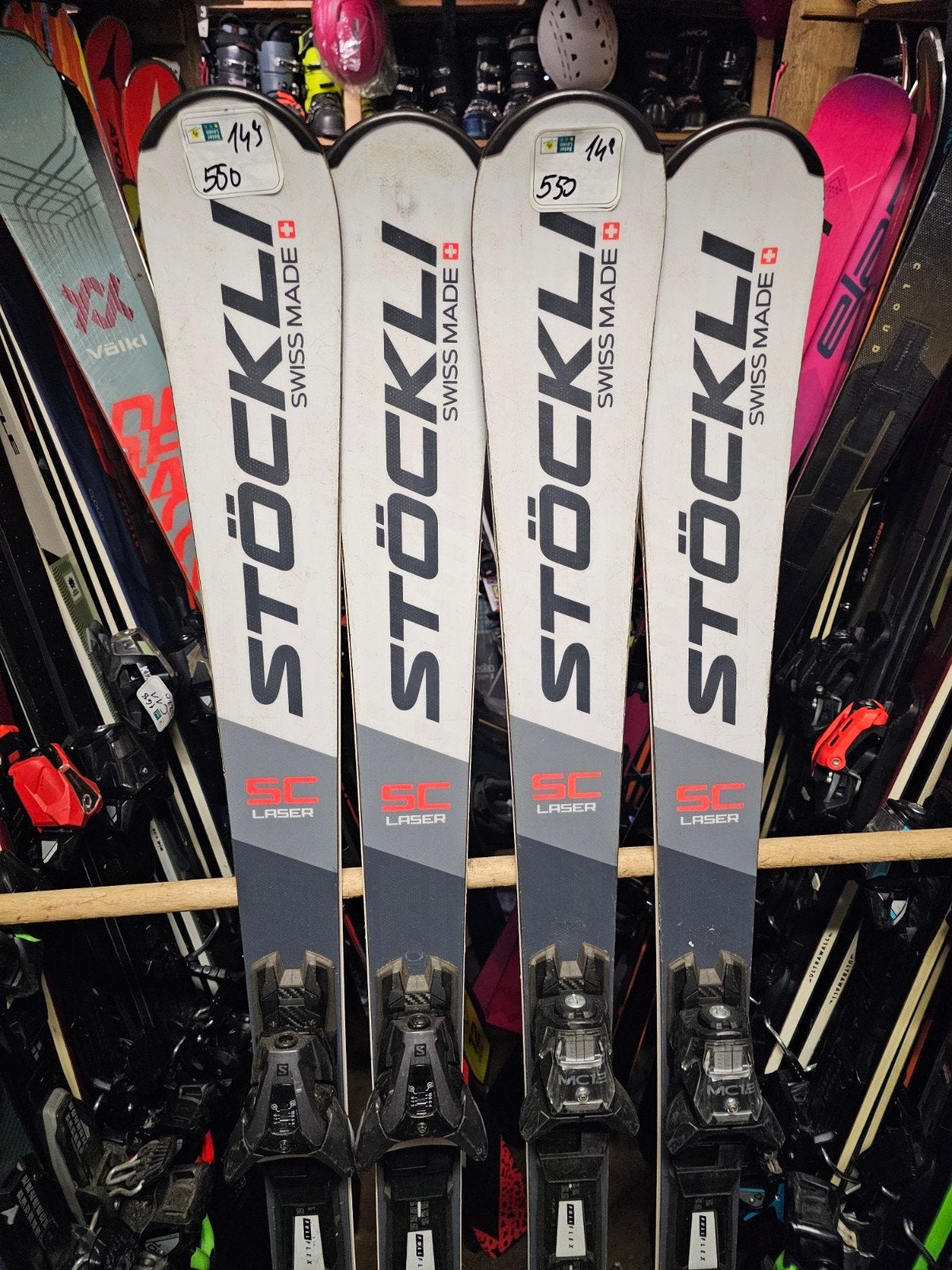 149cm STOCKLI LASER SC 1600€ VOOR KENNERS BEST SKIS