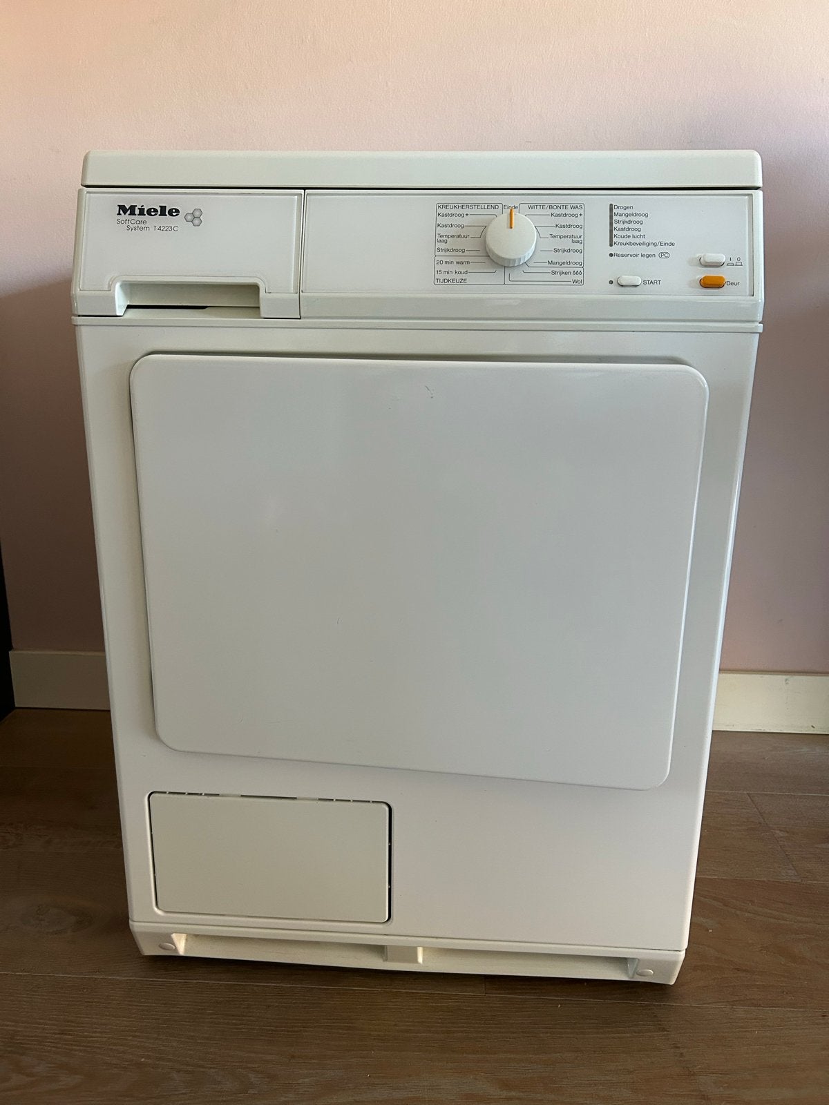 Miele T4223C SoftCare Condens Wasdroger - Goed Functionerend, Ophalen, Gebruikt, Minder dan 85 cm, 4 tot 6 kg