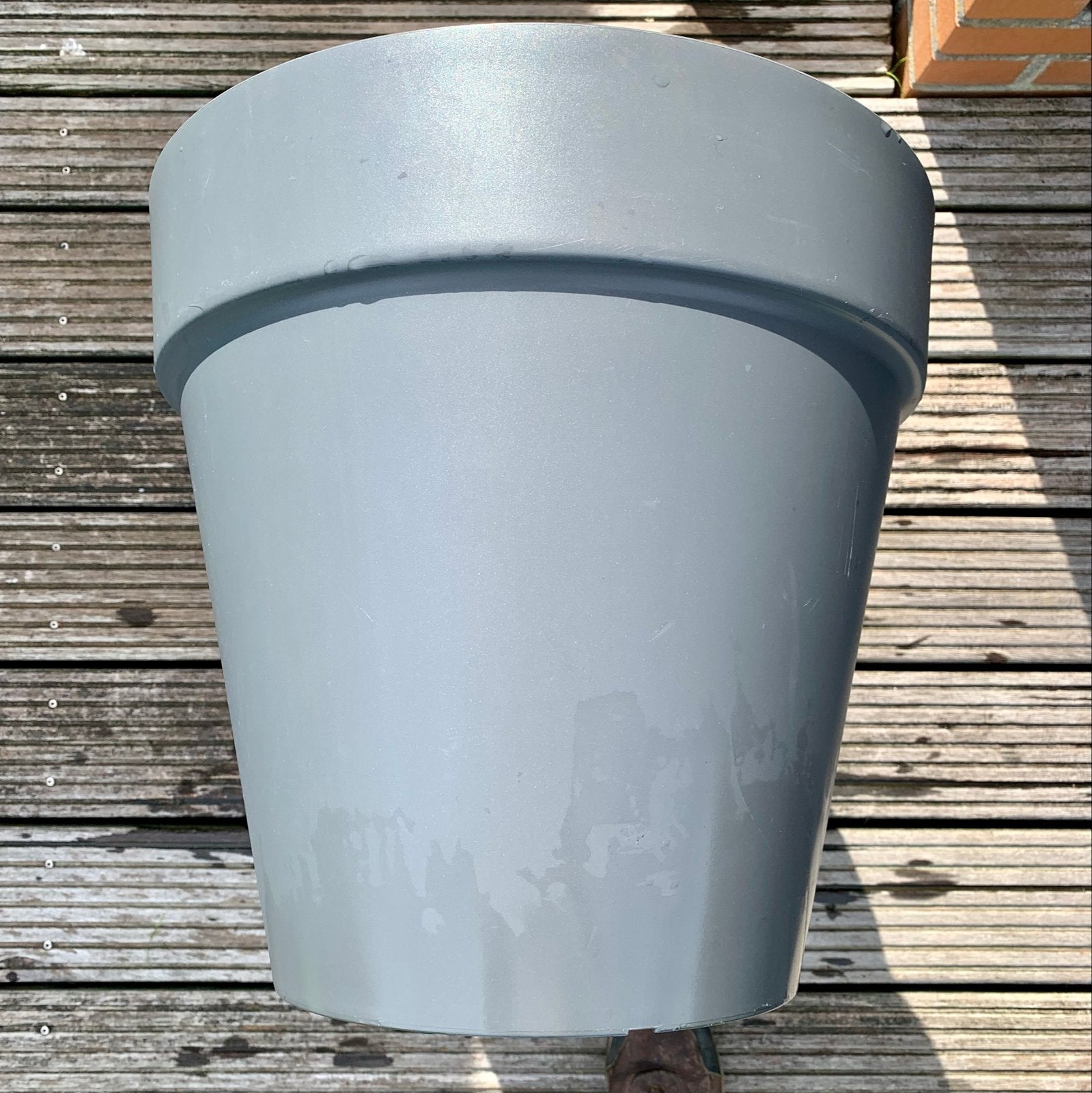 3 x Elho ‘loft urban 40’ bloempotten met wieltjes, Ophalen, Kunststof, Gebruikt, Balkon