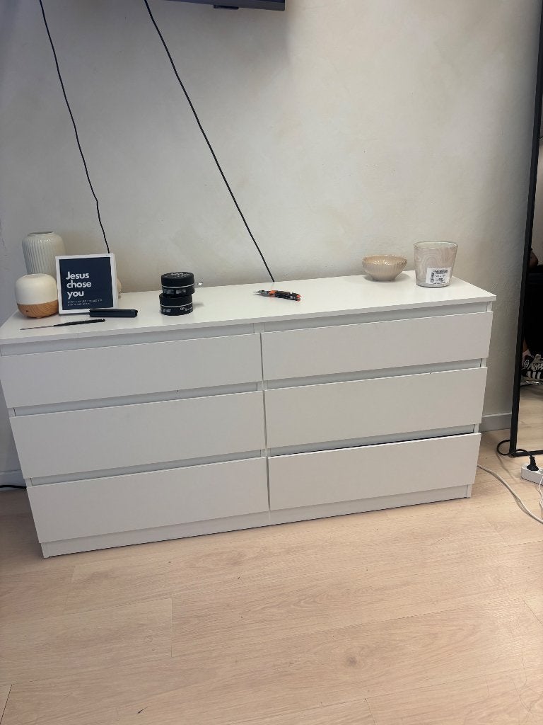 Ladekast MALM ikea, Huis en Inrichting, Ophalen, 5 laden of meer, Eikenhout, 50 tot 100 cm