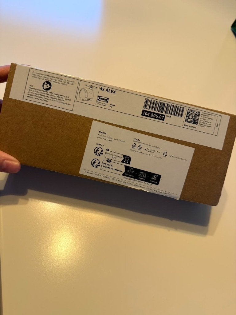 Nieuwe IKEA ALEX wieltjes zwart – 4 stuks, Zwart, Nieuw, Ophalen of Verzenden, IKEA
