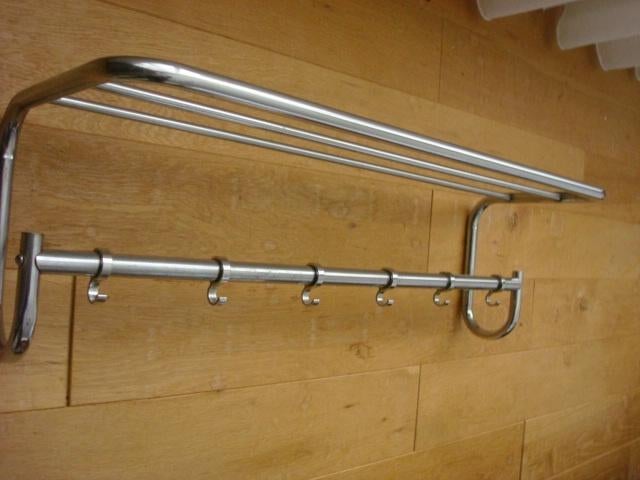 VINTAGE GISPEN  WAND  KAPSTOK 1960/65, Zo goed als nieuw, Minder dan 100 cm, Metaal, Ophalen