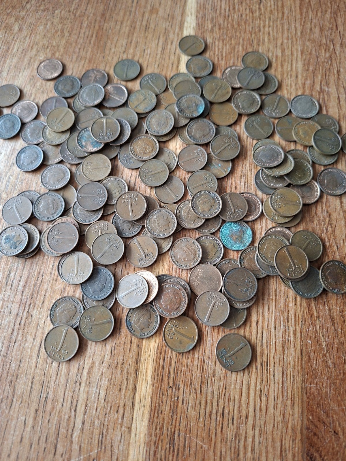 Grote partij Nederlandse 1 cent munten Koningin Juliana, Postzegels en Munten, Munten | Nederland, Ophalen of Verzenden, Koningin Juliana