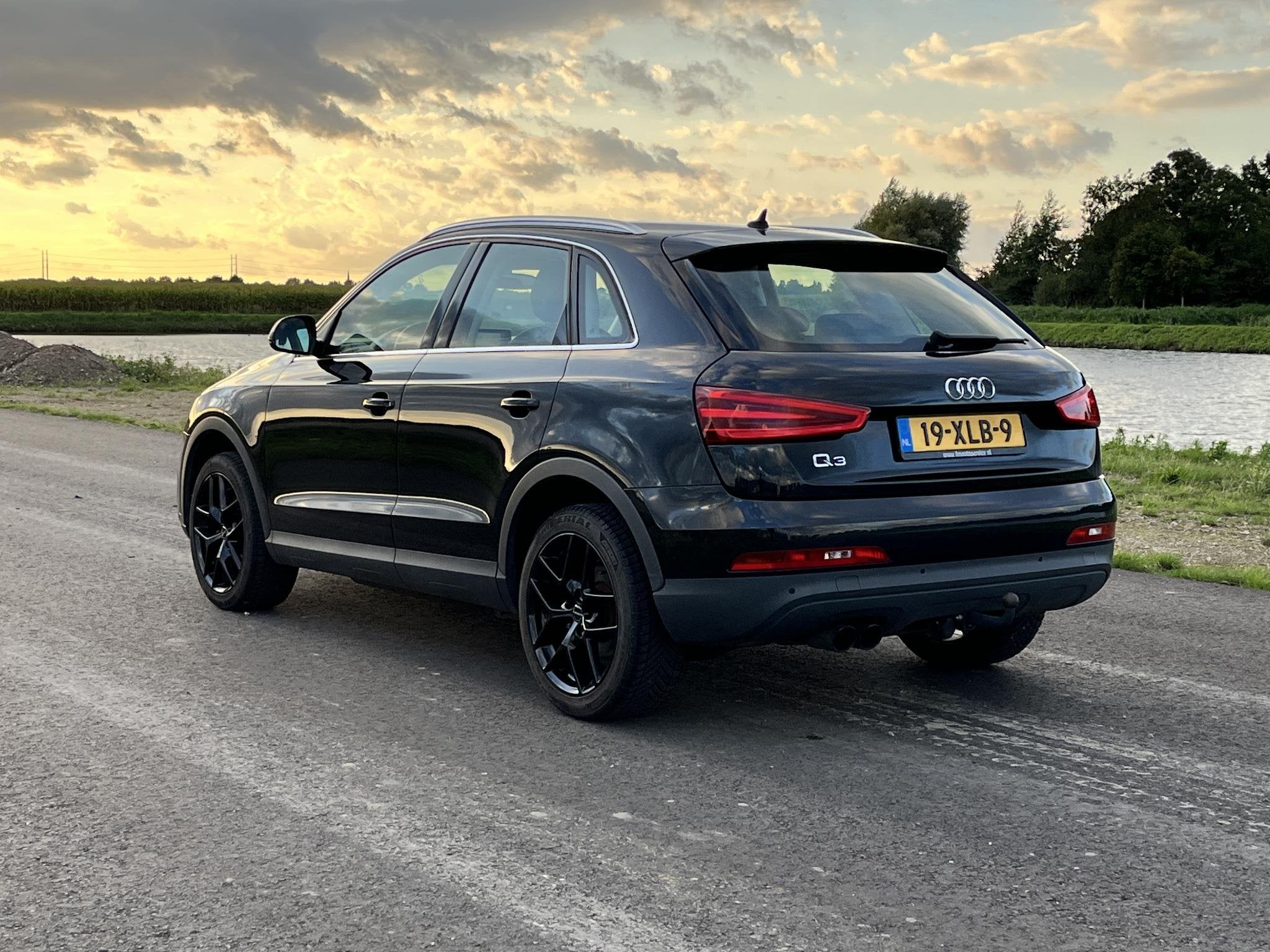 Audi Q3 2.0 TFSI quattro Pro Line Clima, cruise, navi, pdc a, Auto's, Euro 5, Stof, Zwart, 4 cilinders