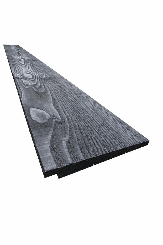Douglas Zweeds rabat gitzwart 12/27mm, Doe-het-zelf en Verbouw, Platen en Panelen, Ophalen of Verzenden, Zo goed als nieuw