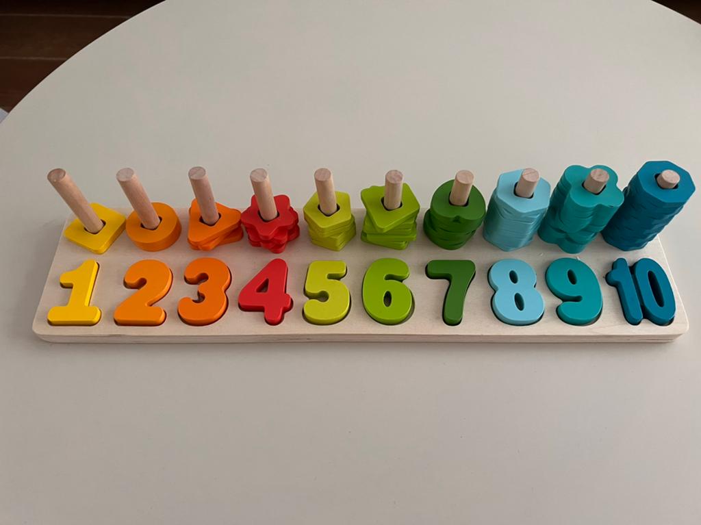 Getallen puzzel tellen, Ophalen of Verzenden, Zo goed als nieuw