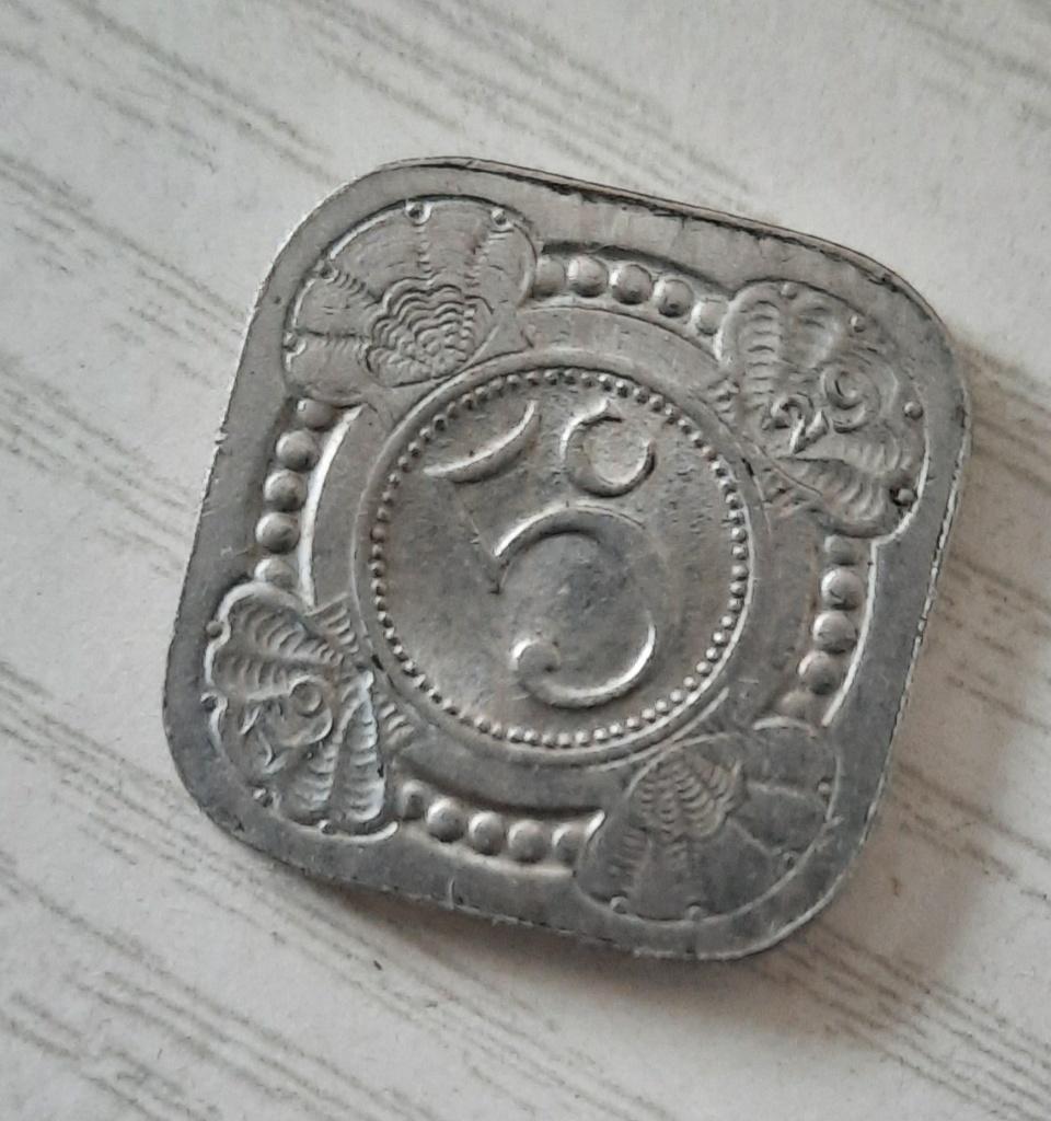 Munt van 5 cent uit 1929 - Nederland, Postzegels en Munten, Munten | Nederland, Ophalen of Verzenden, Koningin Wilhelmina, 5 cent