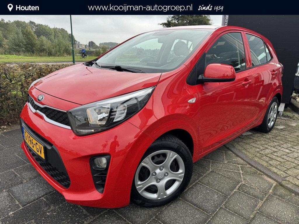Kia Picanto 1.0 MPi ComfortPlusLine Eerste Eigenaar Dealeron, Stof, Gebruikt, Euro 6, 4 stoelen
