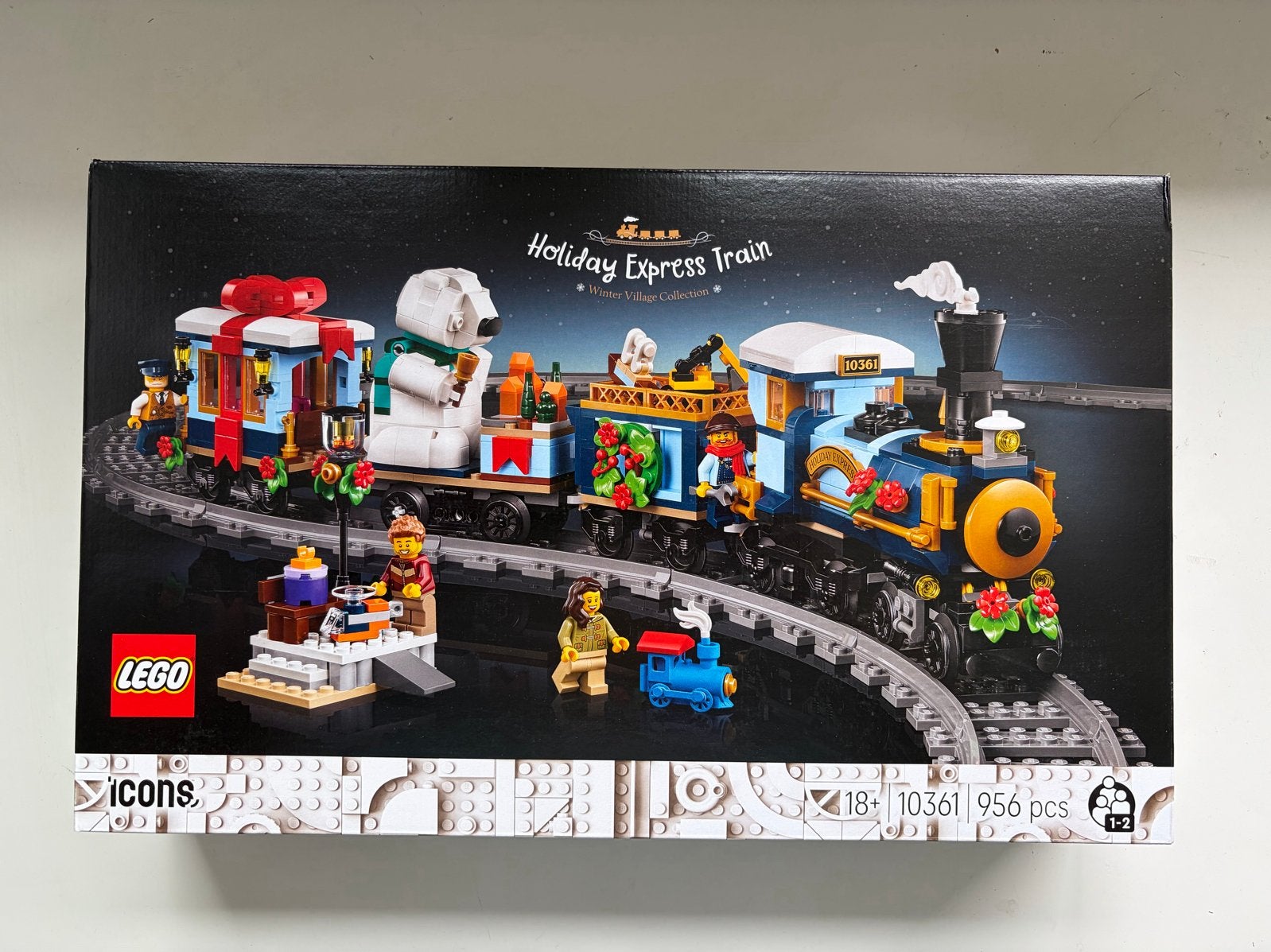 LEGO Icons 10361 Holiday Express Trein - Nieuw in doos, Lego, Denemarken, Nieuw, Ophalen of Verzenden