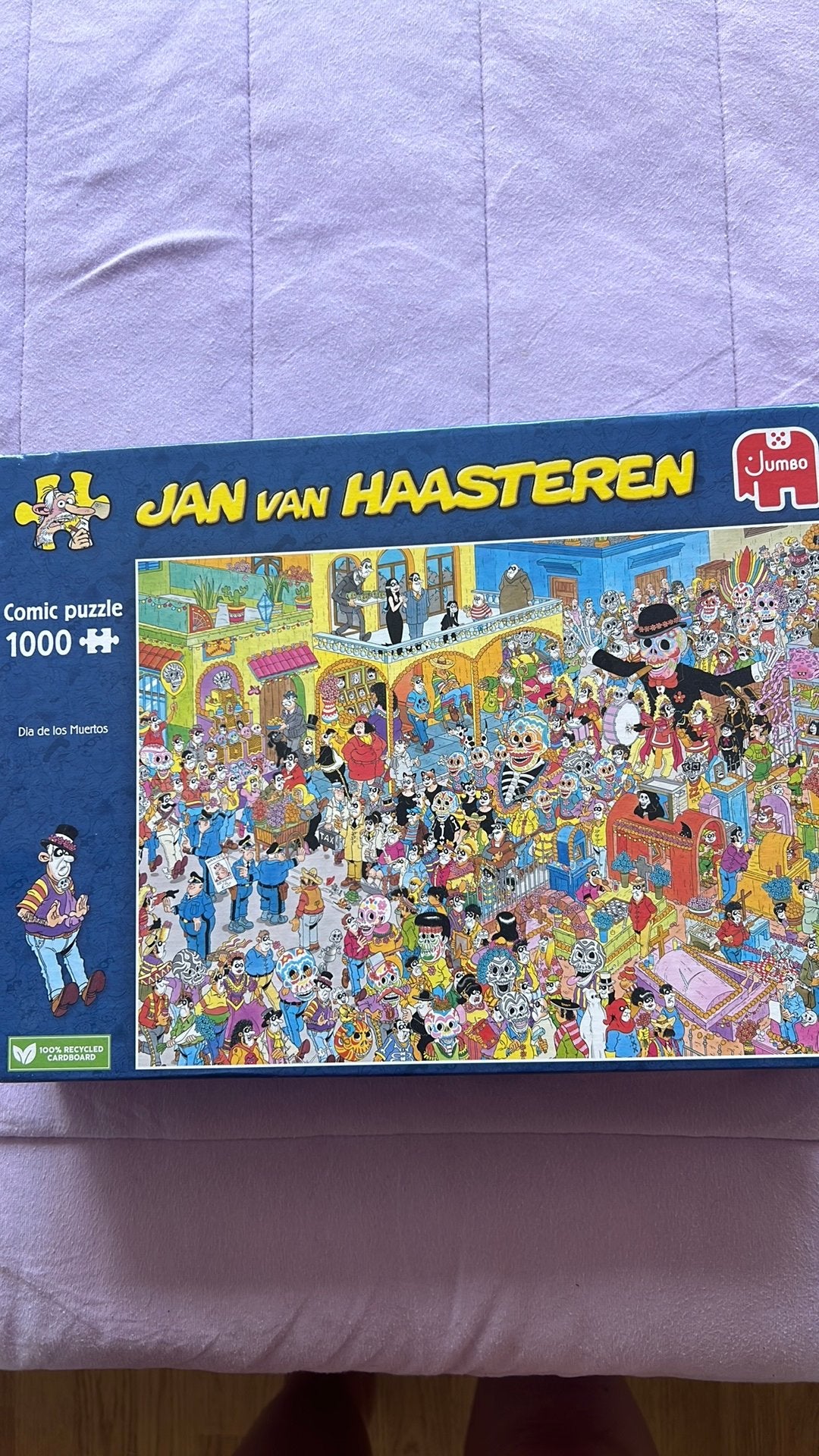 Jan van Haasteren - Dia de los Muertos 1000 stukjes puzzel, Ophalen of Verzenden, 500 t/m 1500 stukjes, Zo goed als nieuw