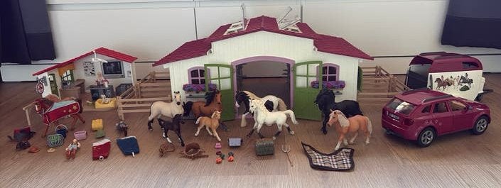 Schleich grote set horse club, Ophalen, Gebruikt