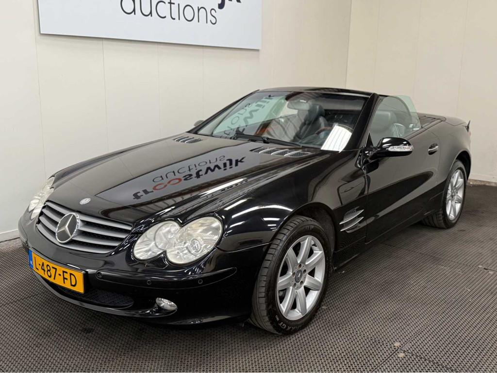Mercedes - SL 500 - Personenauto - 2001, Auto's, Automaat, Gebruikt, Cabriolet, Zwart