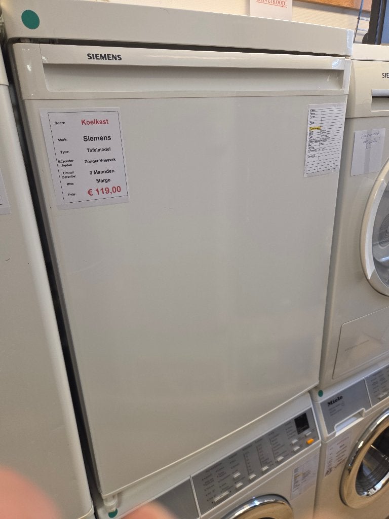 Koelkast - Siemens - tafelmodel, Witgoed en Apparatuur, Koelkasten en IJskasten, Ophalen, 60 cm of meer, Nl-infocentrum-bosch@bshg.com