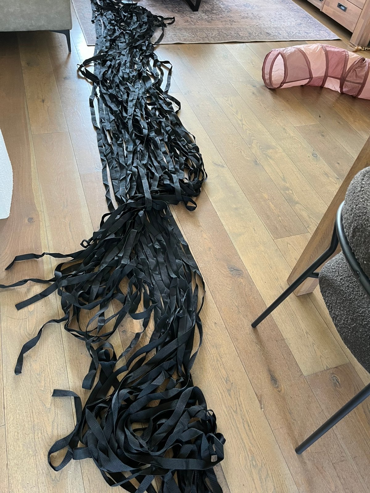 keperband nieuw 2,5 cm breed 25 cent per meter, Ophalen of Verzenden, Nieuw, Zwart, Overige typen