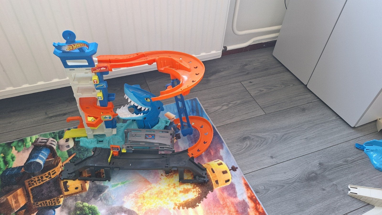 Hot Wheels Haai Aanval Baan, Kinderen en Baby's, Ophalen, Gebruikt, Jongen