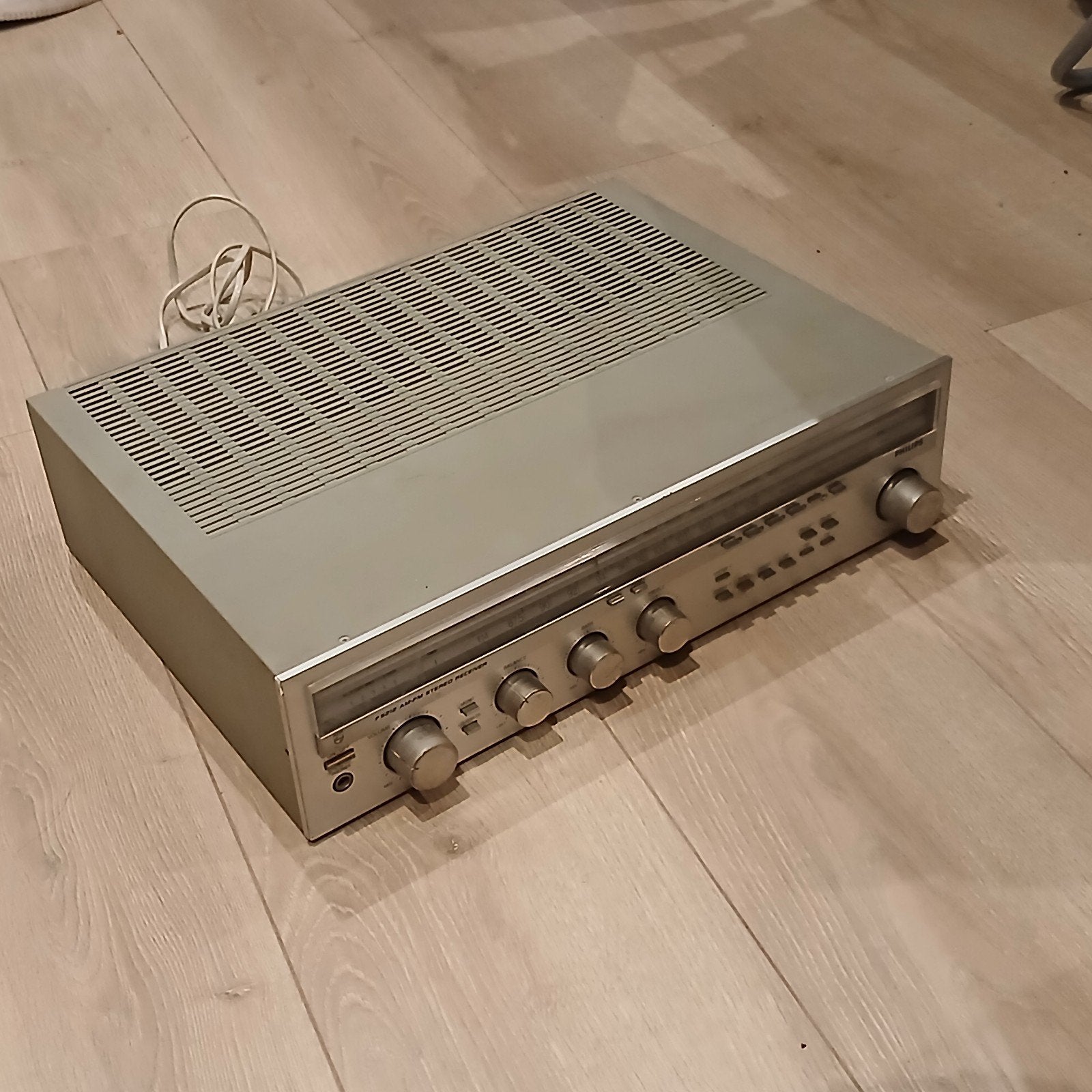 Vintage Philips F5212 AM-FM Stereo Receiver - Fully Working, Audio, Tv en Foto, 120 watt of meer, Ophalen, Overige merken, Gebruikt