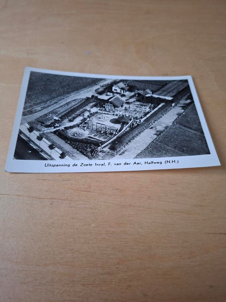 Speeltuin De Zoete Inval, Halfweg (N.H.), Ophalen of Verzenden, 1940 tot 1960, Gelopen, Noord-Holland