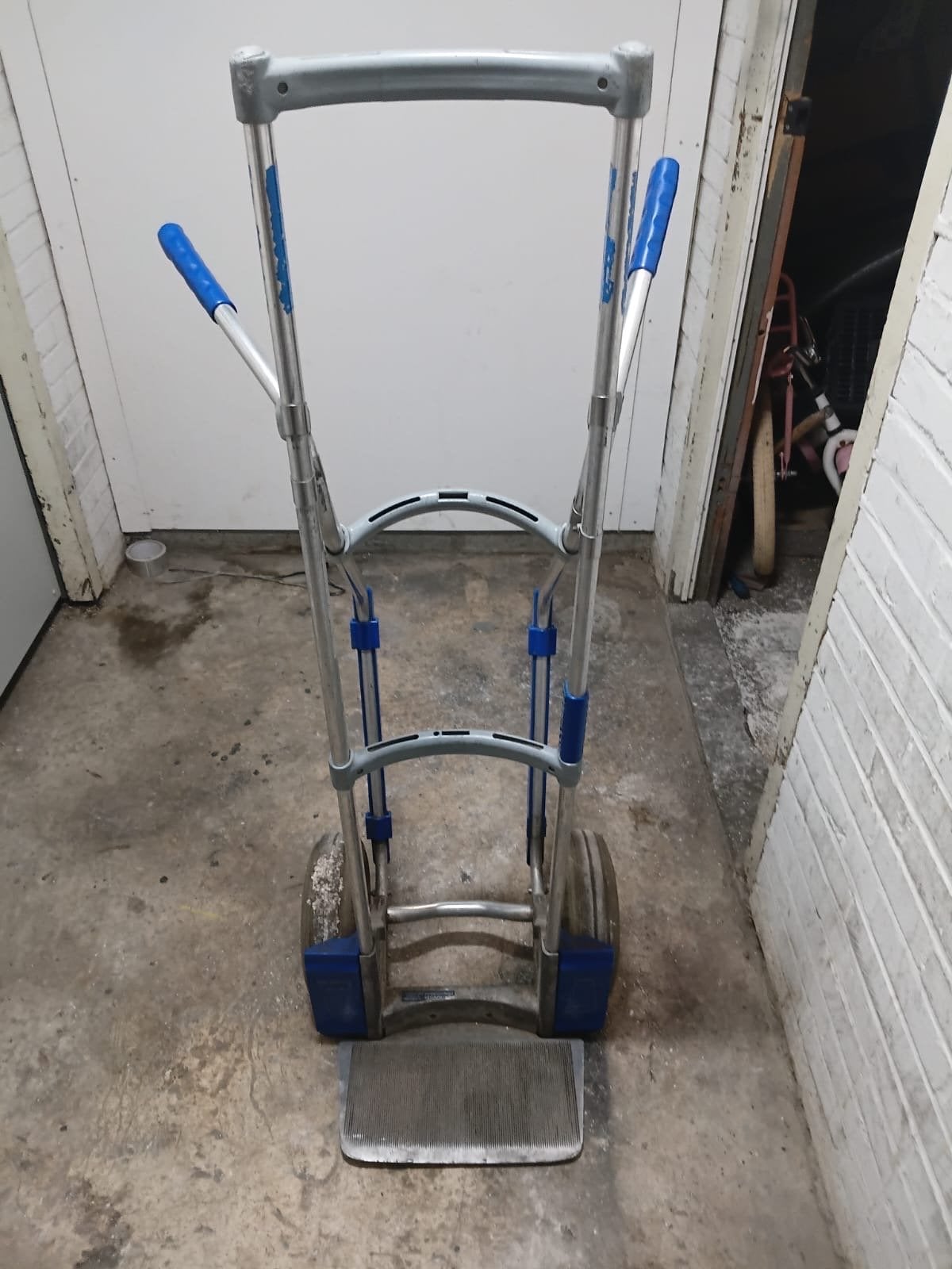 Stevige Expresso Steekwagen - Gebruikt maar functioneel, 100 liter of meer, Ophalen, Gebruikt, Steekwagen