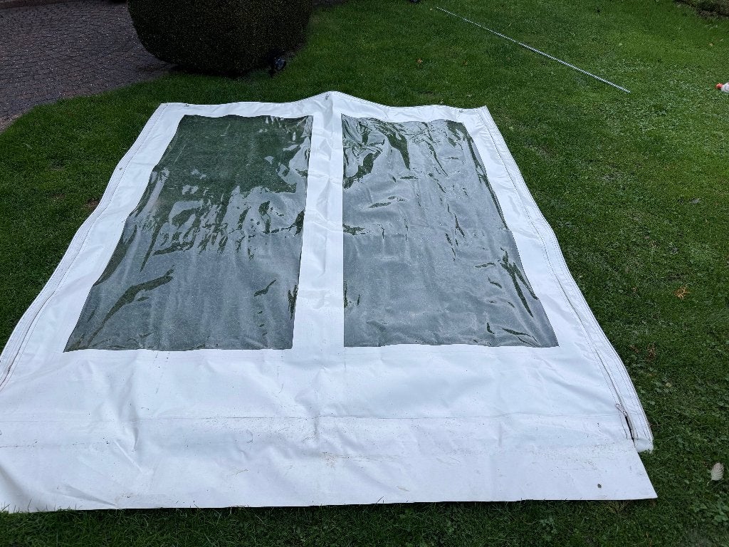 Verandazeil , Raamzeil,  terraswand 2 compleet sets., Overige materialen, Gebruikt, 200 cm of meer, Ophalen of Verzenden