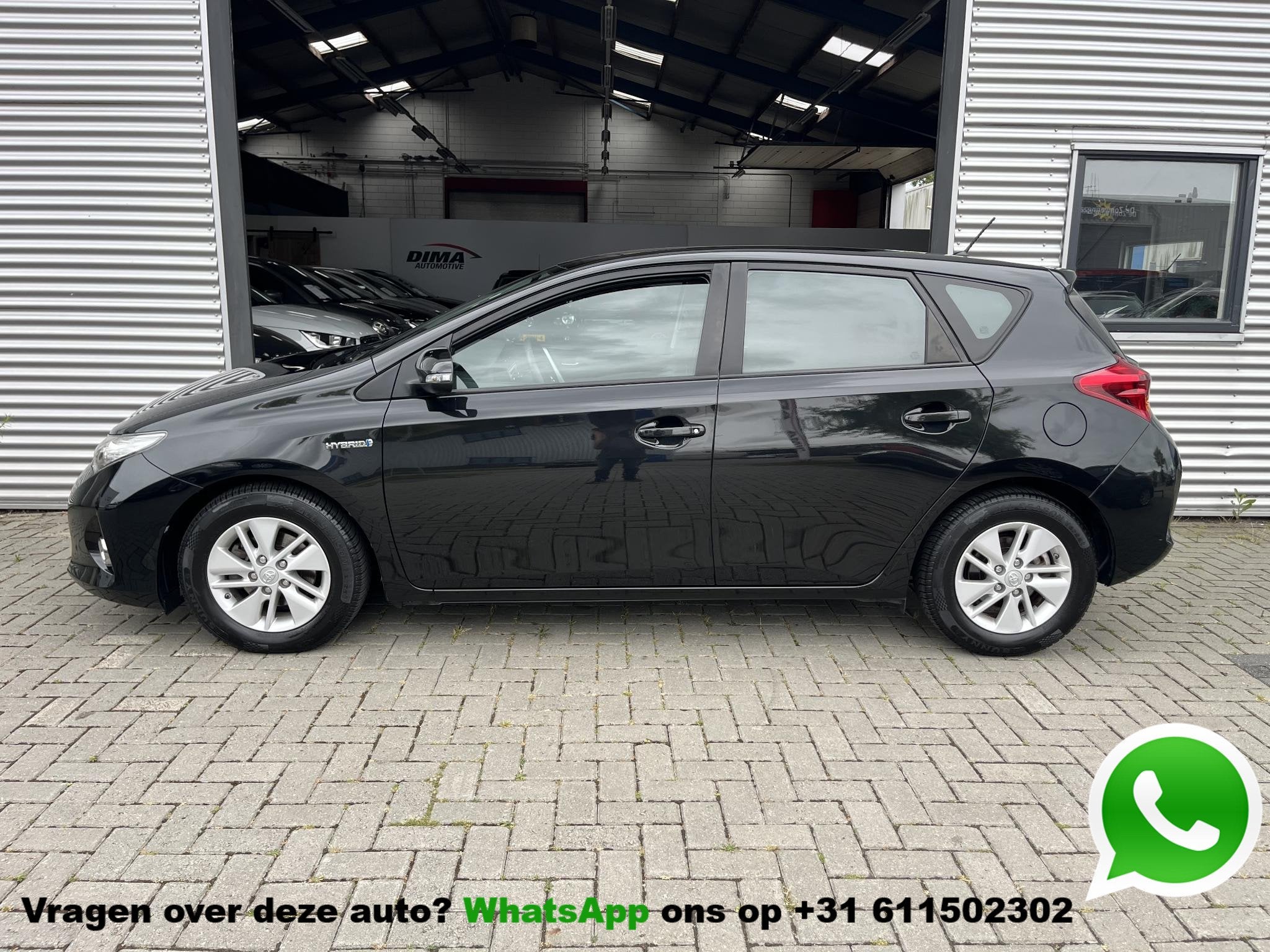 Toyota Auris 1.8 Hybrid Aspiration, Auto's, Gebruikt, Euro 6, 4 cilinders, Zwart