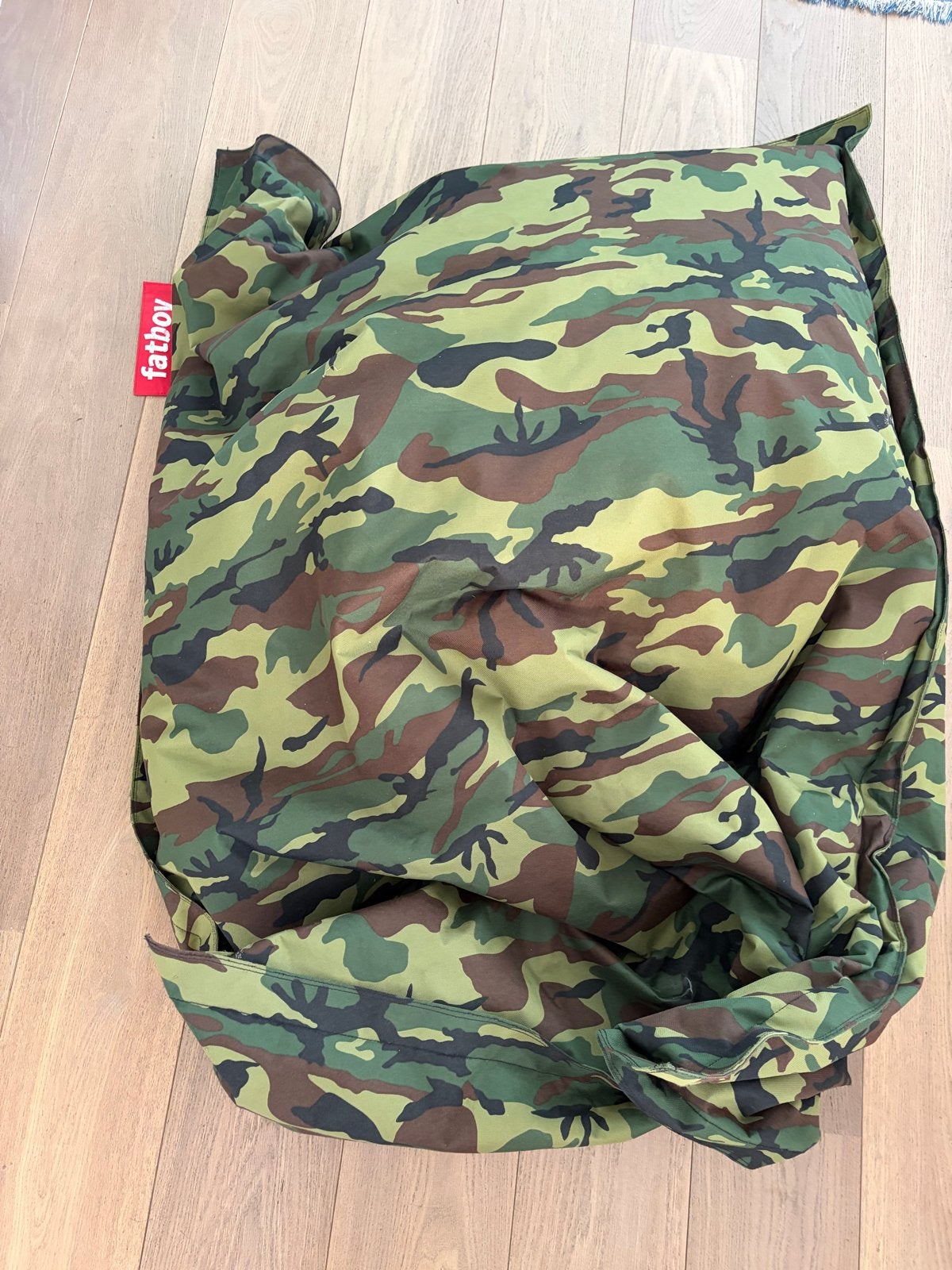Fatboy zitzak - Camouflage print, Ophalen, Gebruikt, Meerkleurig, Zitzak