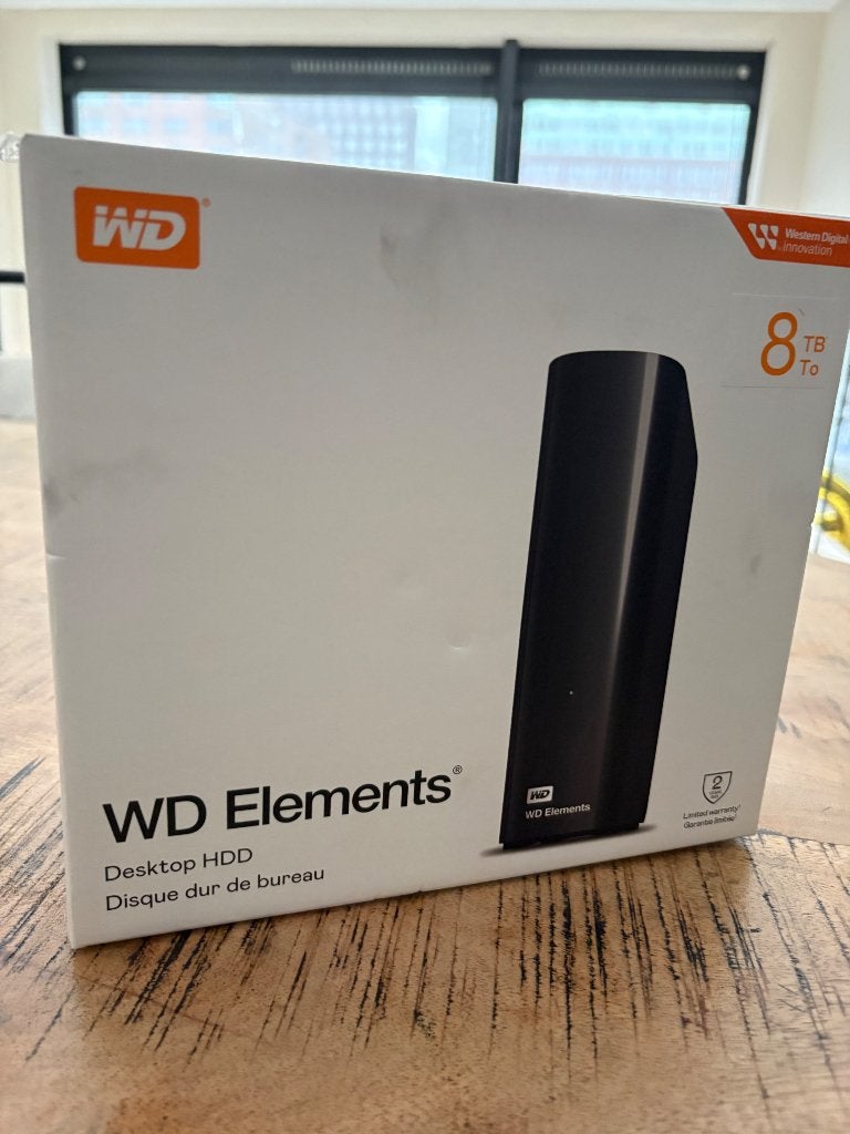 WD Elements Externe Harde Schijf 8TB – Nieuw  in Doos, Computers en Software, Harde schijven, Verzenden, Nieuw, Desktop, USB