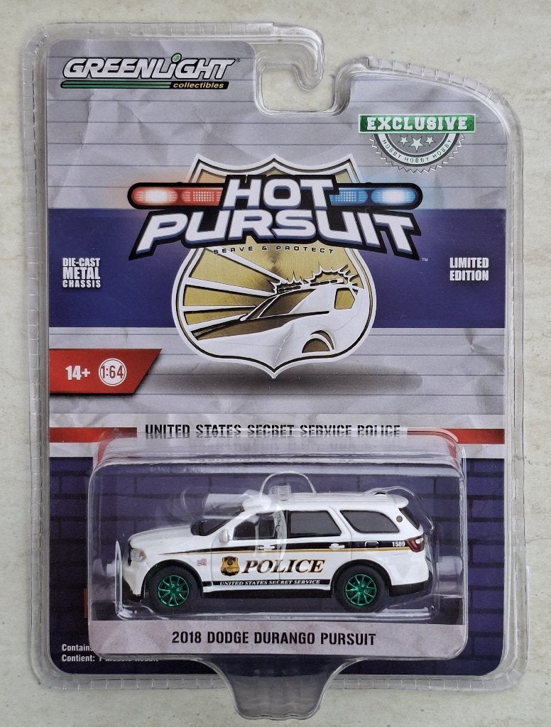 2018 Dodge Durango Greenlight 1/64 chase Secret police, Ophalen of Verzenden, Nieuw, Auto