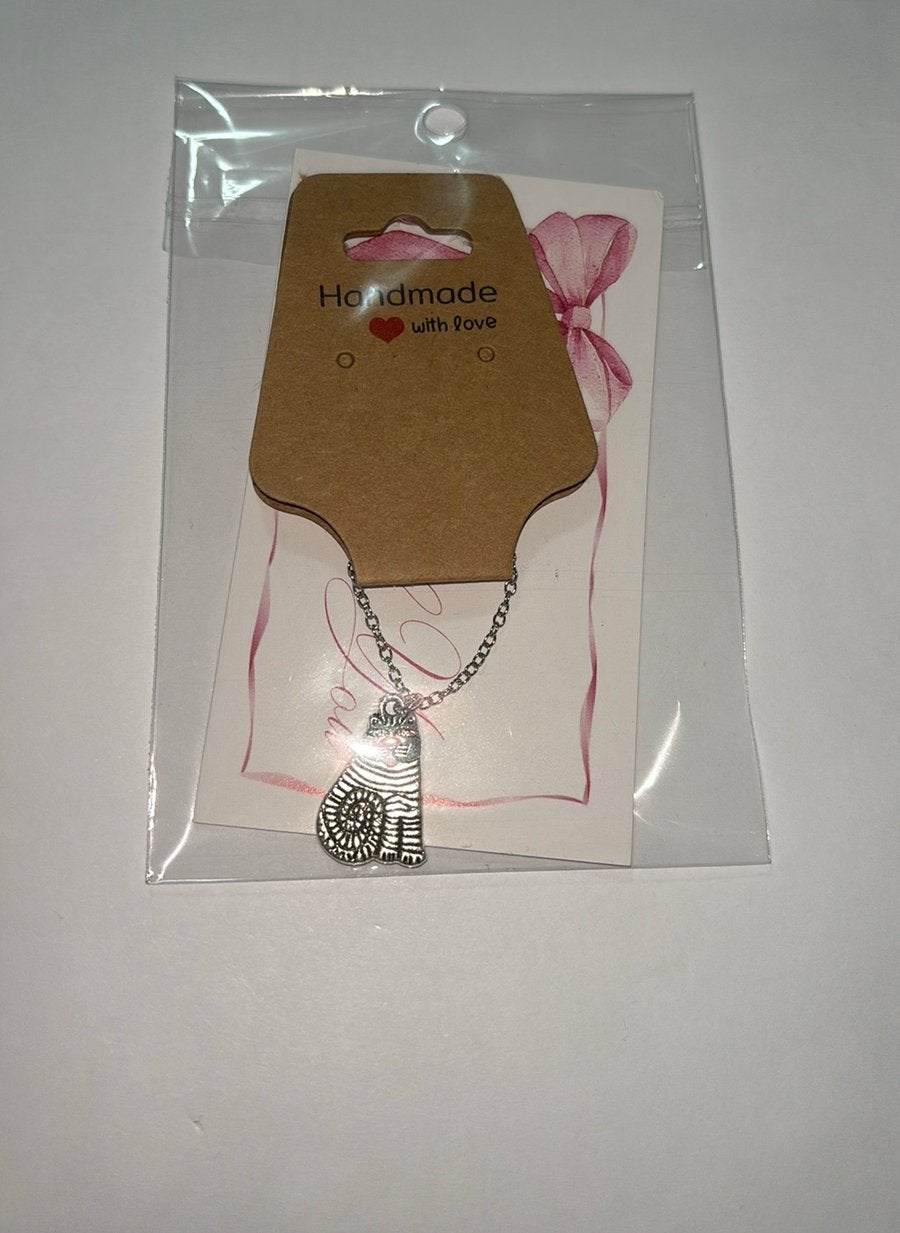 Ketting kat zilver, Ophalen of Verzenden, Nieuw, Zilver, Overige materialen