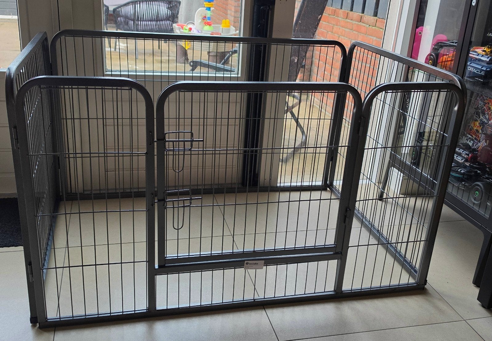 tectake puppyren/bench, Ophalen, Nieuw