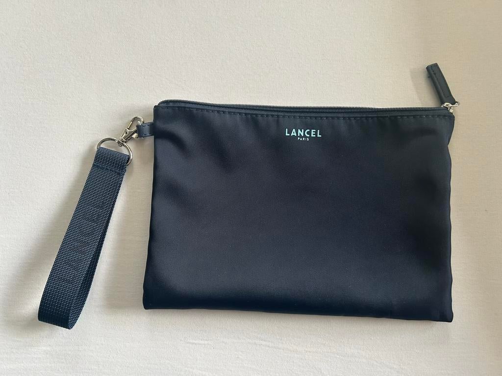 Lancel Paris Clutch, Ophalen of Verzenden, Zo goed als nieuw, Blauw