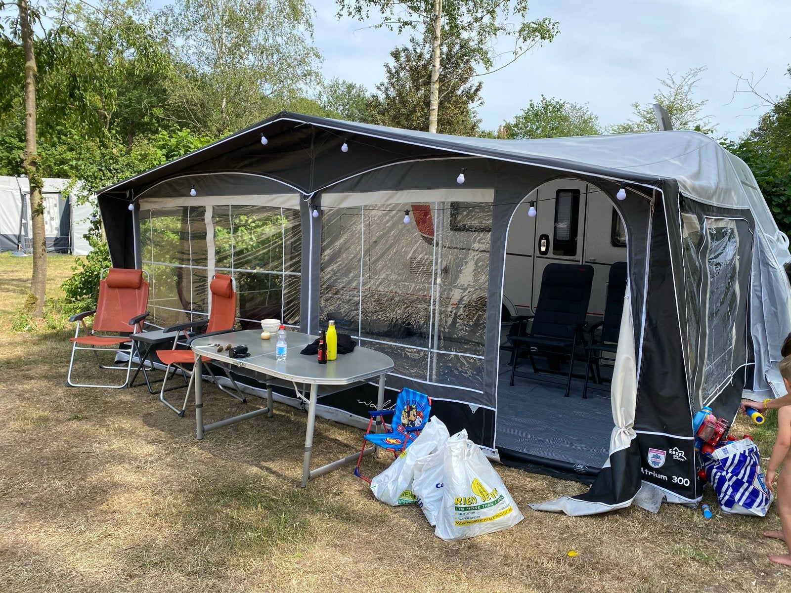 Walker Atrium 300 voortent inritswanden (voor- en zijkanten), Caravans en Kamperen, Ophalen, Gebruikt